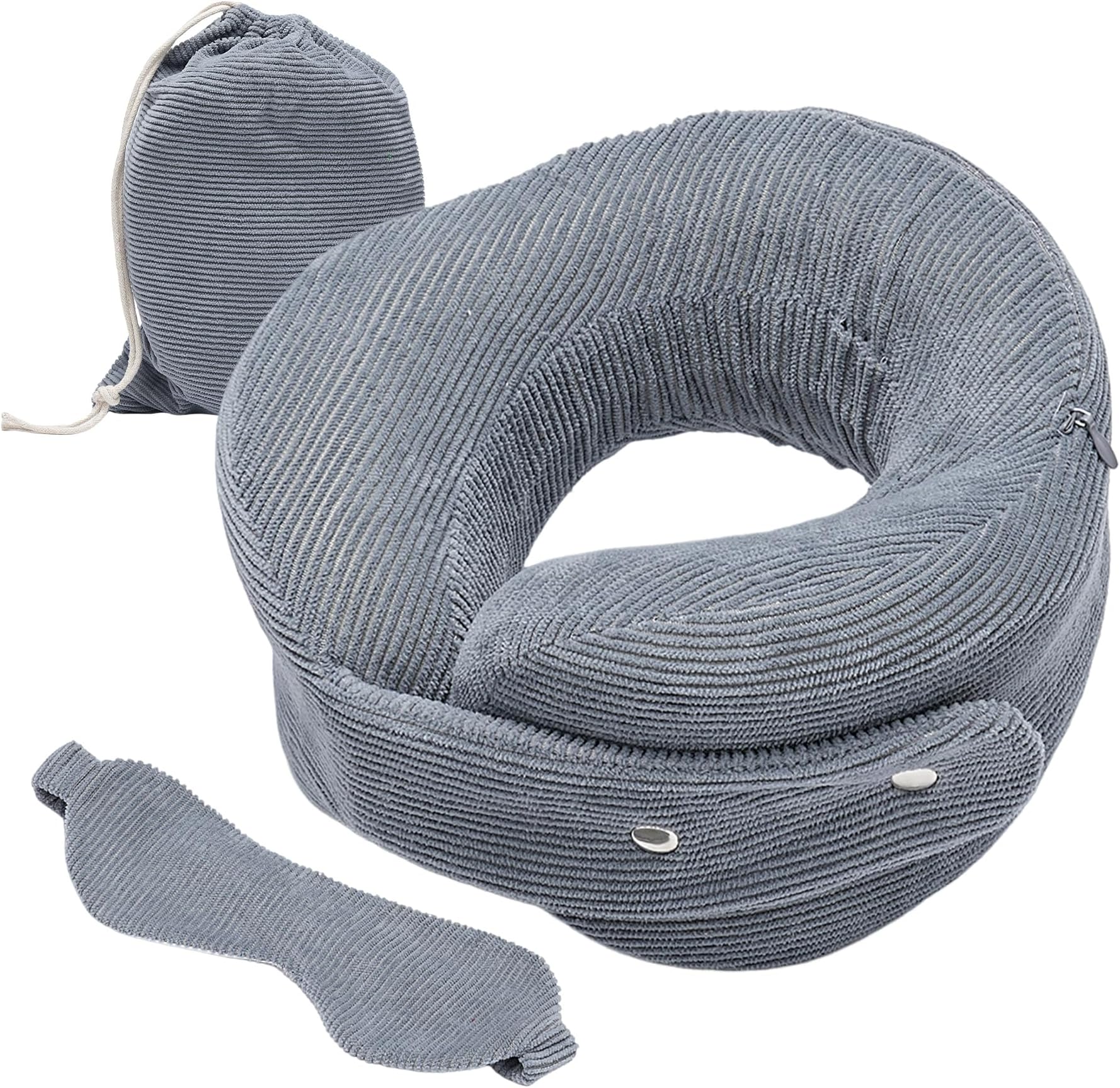 Memory Foam Nackenkissen Reisekissen - U-Form Für Flugzeug & Auto