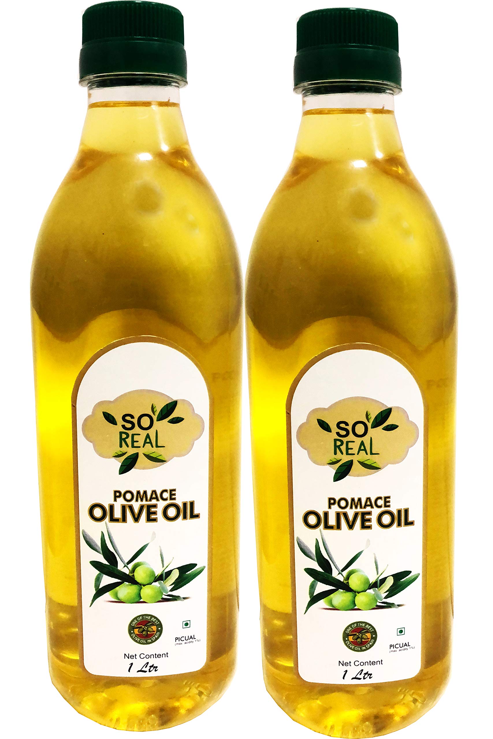 SoReal Pomace Olive Oil - 1 LTR ( Pack of 2 ) (B07KQDKNL3) Amazon Price History, Amazon Price Tracker