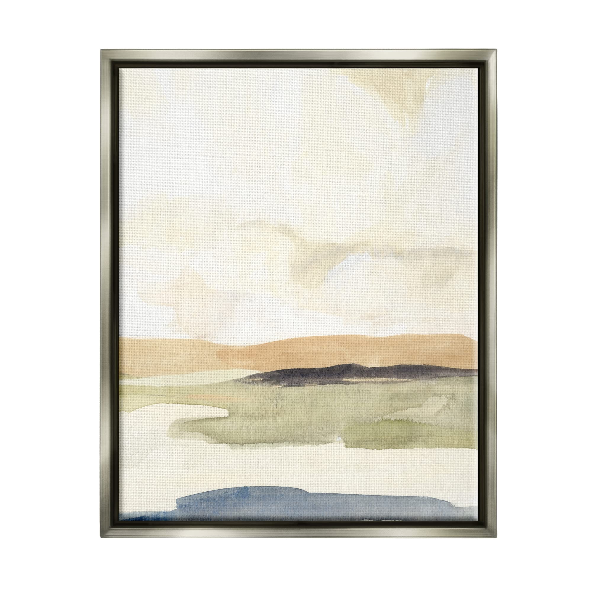 Stupell Industries Rural River Landscape Scenery Floating Framed Wall Art, Design by Annie Warren