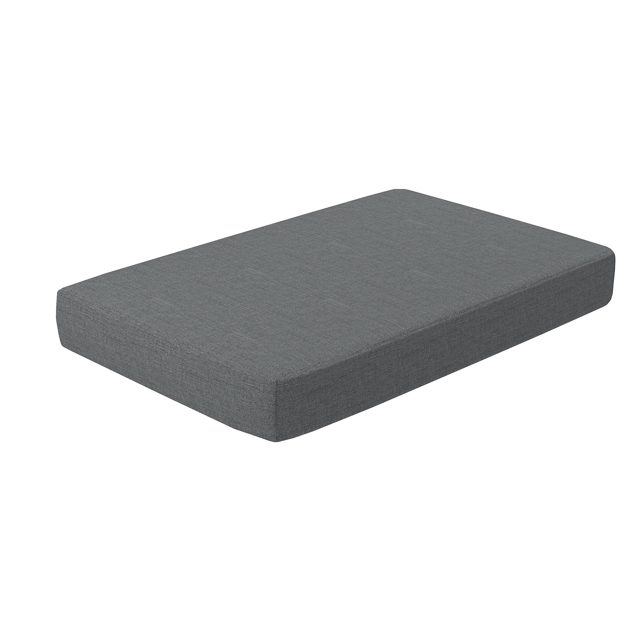 Chilly Pilley Coussin De Palette EU - De Jardin Intérieur Extérieur Lavable Amovible - Siège et Dos (D'assise 120x60x15, Argent)
