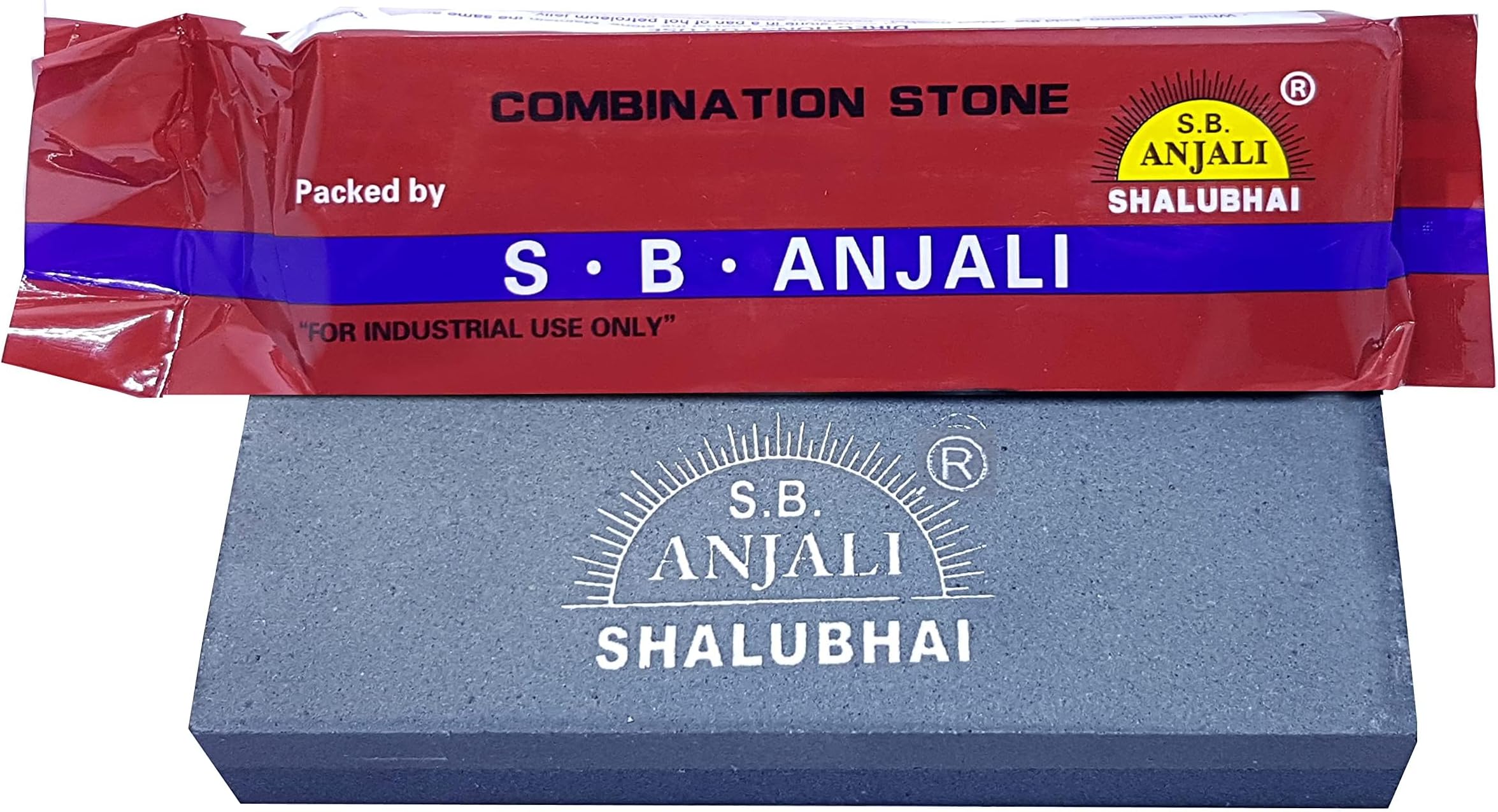 Combination Stone for Sharpening Both Knives and Tools
