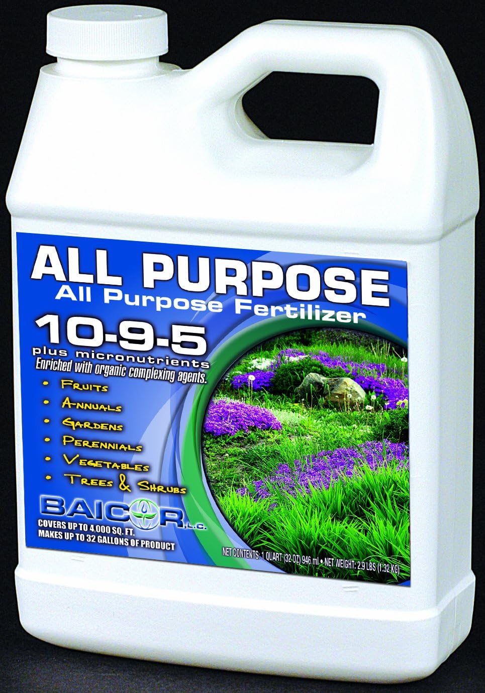 All Purpose Fertilizer with Micronutrients 10-9-5, Quart