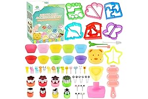 Sandwich Cutter Set: 52-piece Bento Box Ultimate Accessory Kit