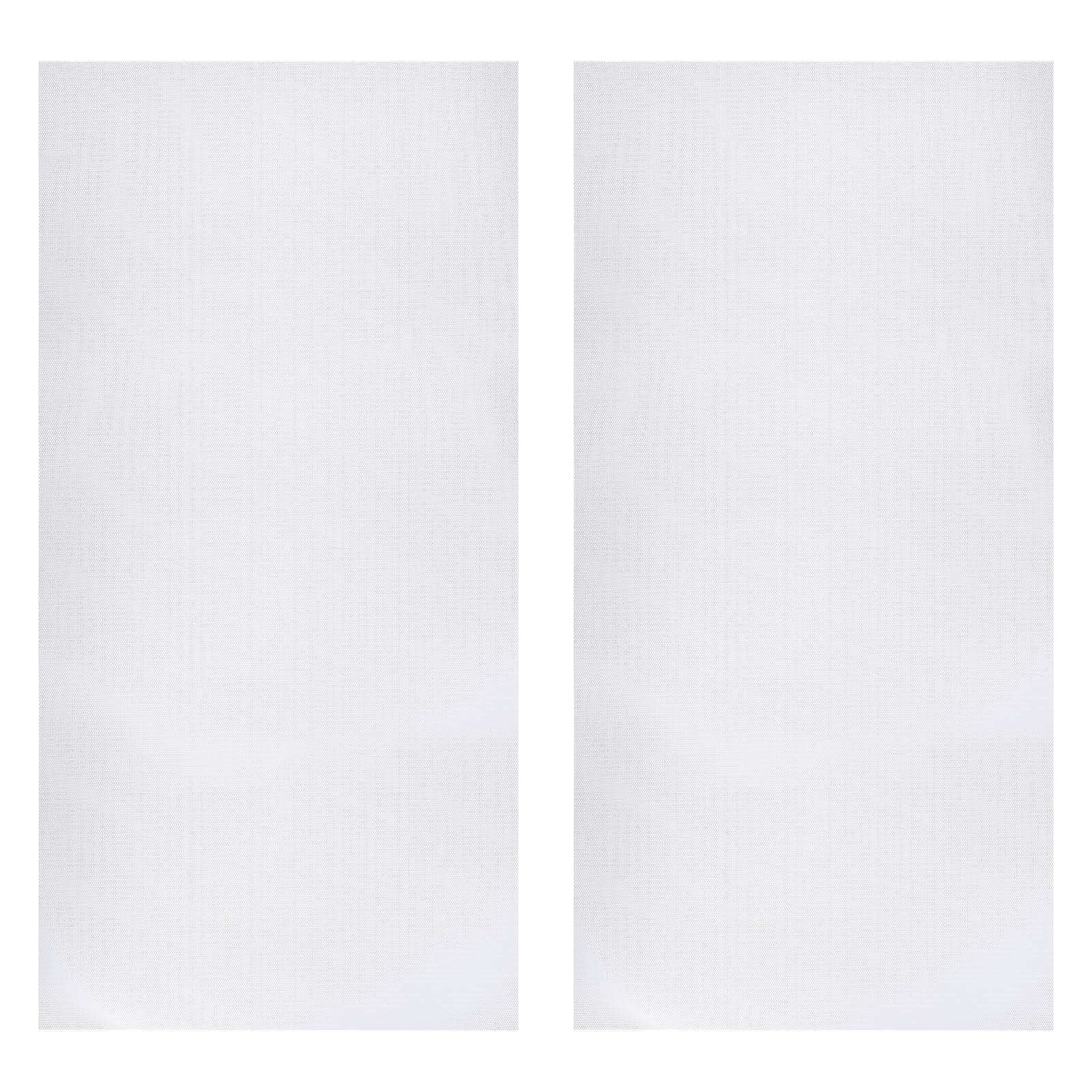 PATIKIL Ventola antipolvere per PC, 100 x 50 cm, foro da 0,2 cm, 2 pezzi, in PVC, filtro antipolvere per PC, griglia per ventola di raffreddamento del computer, antipolvere, colore bianco
