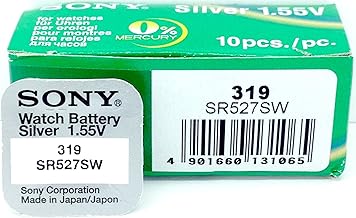 Sponsored You’re seeing this ad based on the product’s relevance to your search query.Learn more about this advertisement Sony 319 SR527SW Silver Oxide 0% Mercury Watch Battery - 1 piece