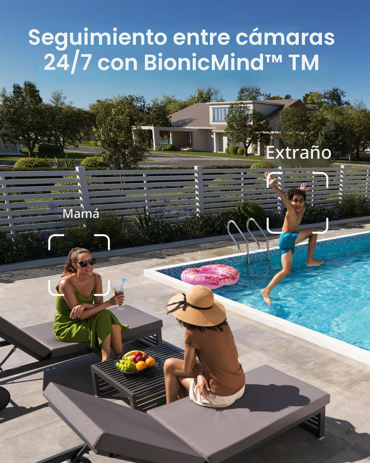 eufy Security eufyCam E330 (Profesional) con 4 cámaras, Seguridad 4K, grabación Continua, enchufable, NVR con Wi-Fi, Disco Duro de 1 TB, 10 Canales, Almacenamiento Local, sin cuota mensual
