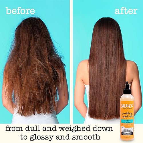 Miniatura 6 de SAUCE BEAUTY Tratamiento aclarador del cuero cabelludo (8 onzas líquidas) Limpiador espumoso para el cuero cabelludo y el cabello, removedor de