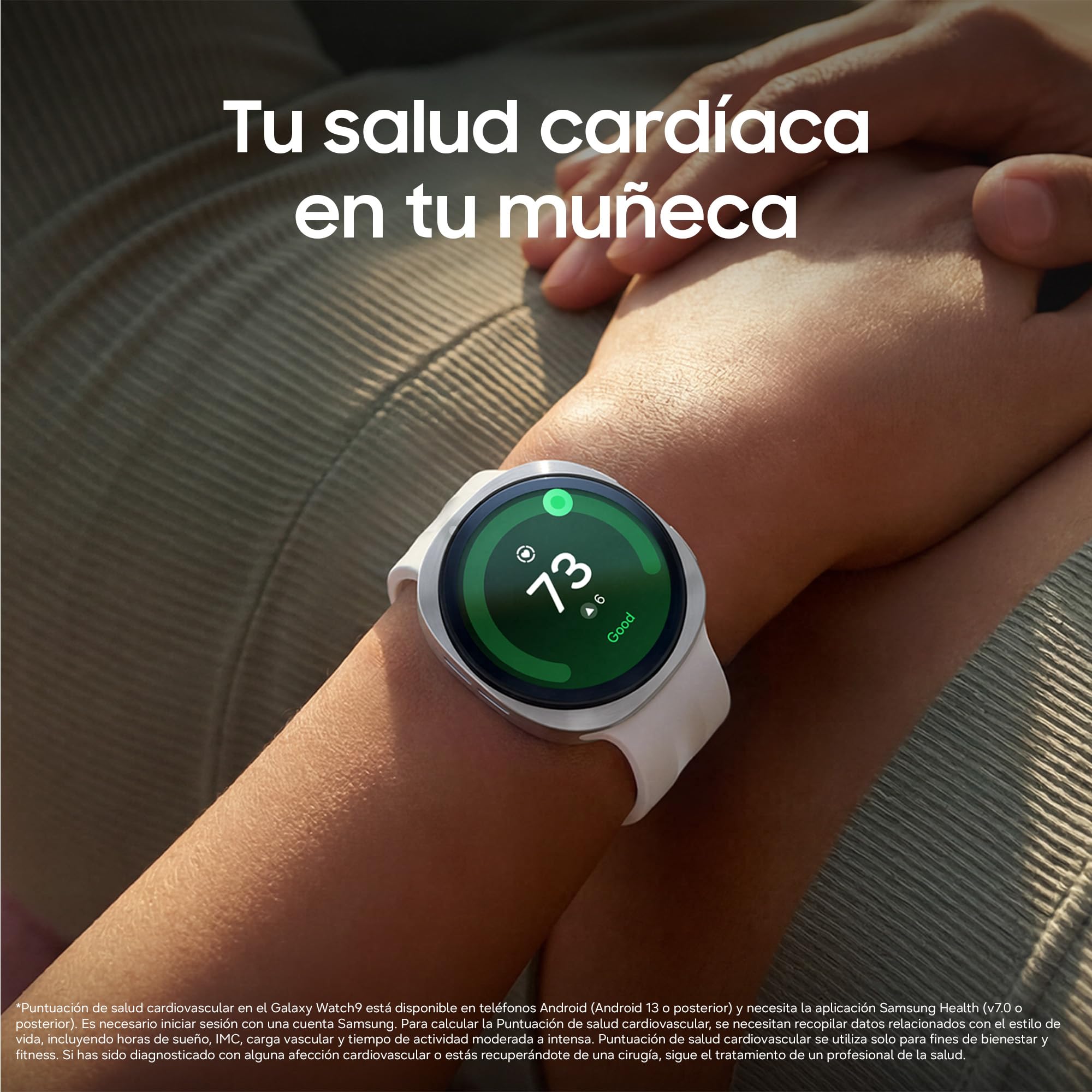 Samsung Galaxy Watch9, 44mm, Bluetooth, Gris Oscuro (Versión Española) | Snapdragon Wear Elite Platform, Batería 445mAh, Asesoramiento de Salud y Sueño, Monitoreo de Salud Cardíaca, Garantía 3+1 Año