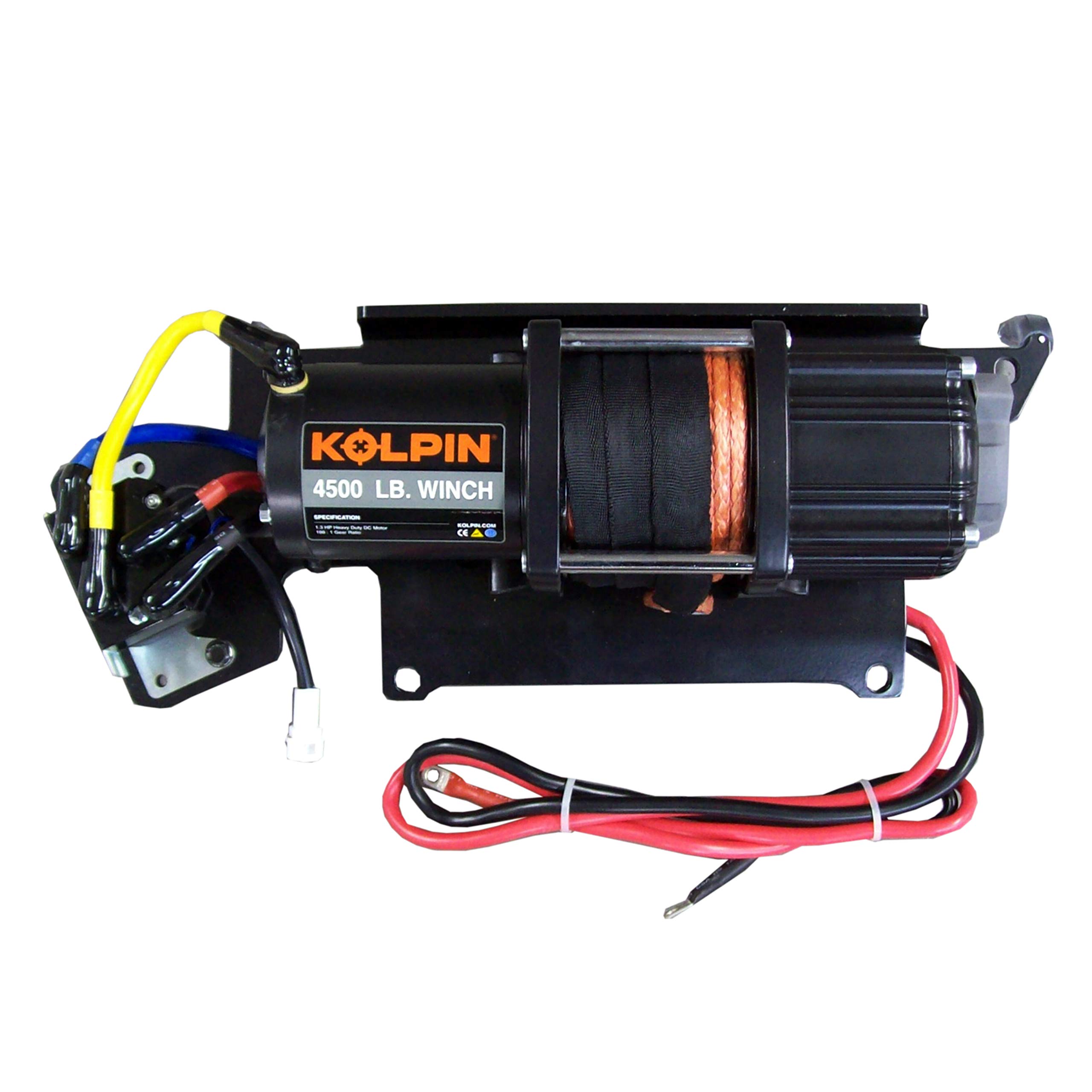 POLARIS RANGER KOLPIN QUICK-MOUNT WINCH 4500LB SYNTHETIC ROPE