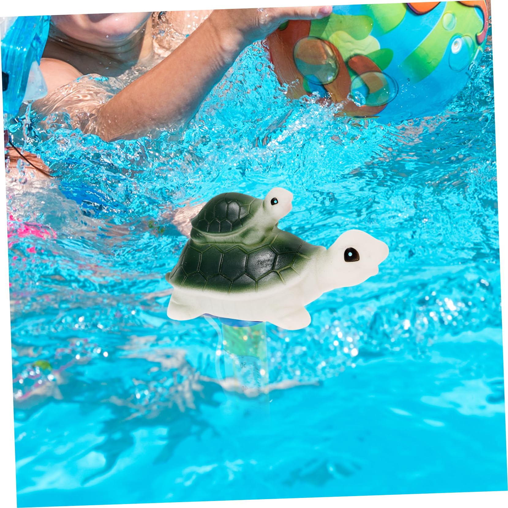 5 Pièces Thermomètre Flottant de Tortue Thermomètre de Température pour Spa Aquariums Design Durable Mesure Précise pour Bébés