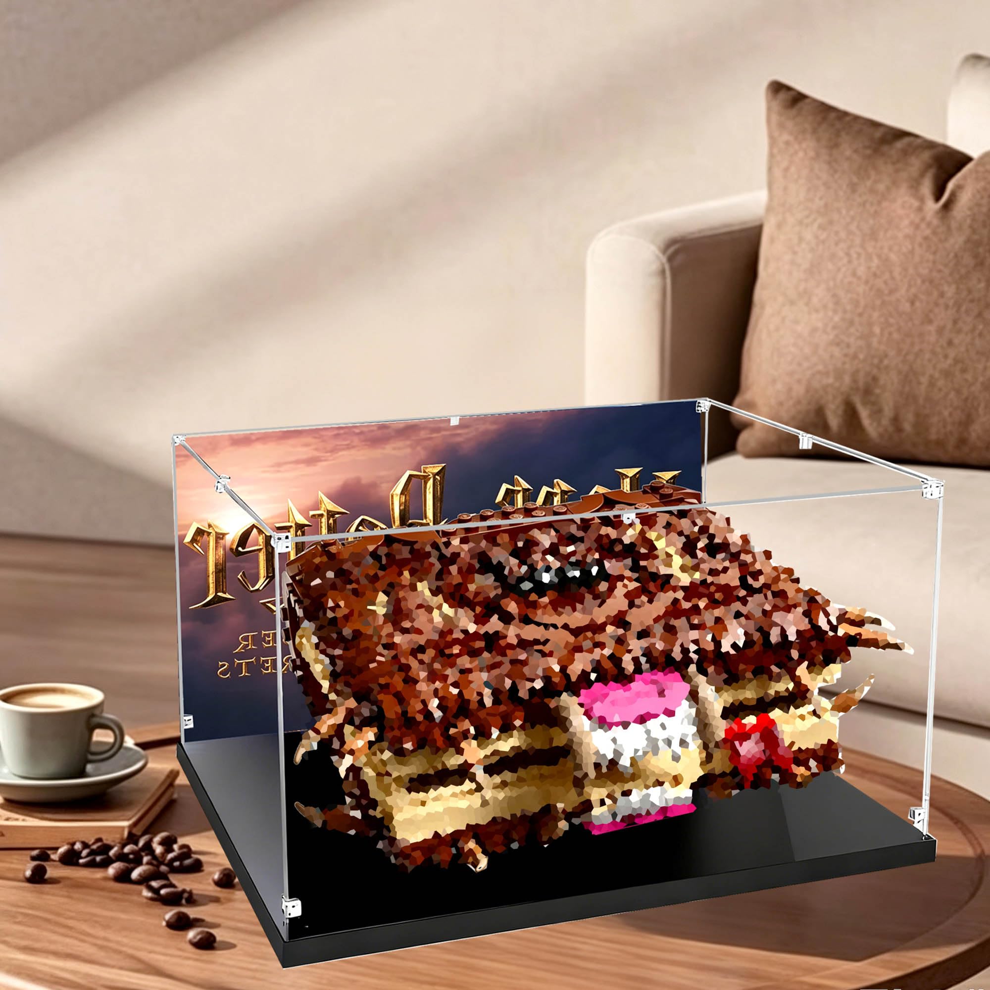 Vetrina compatibile con Le-go 76449 Book of Monsters Set (stile)