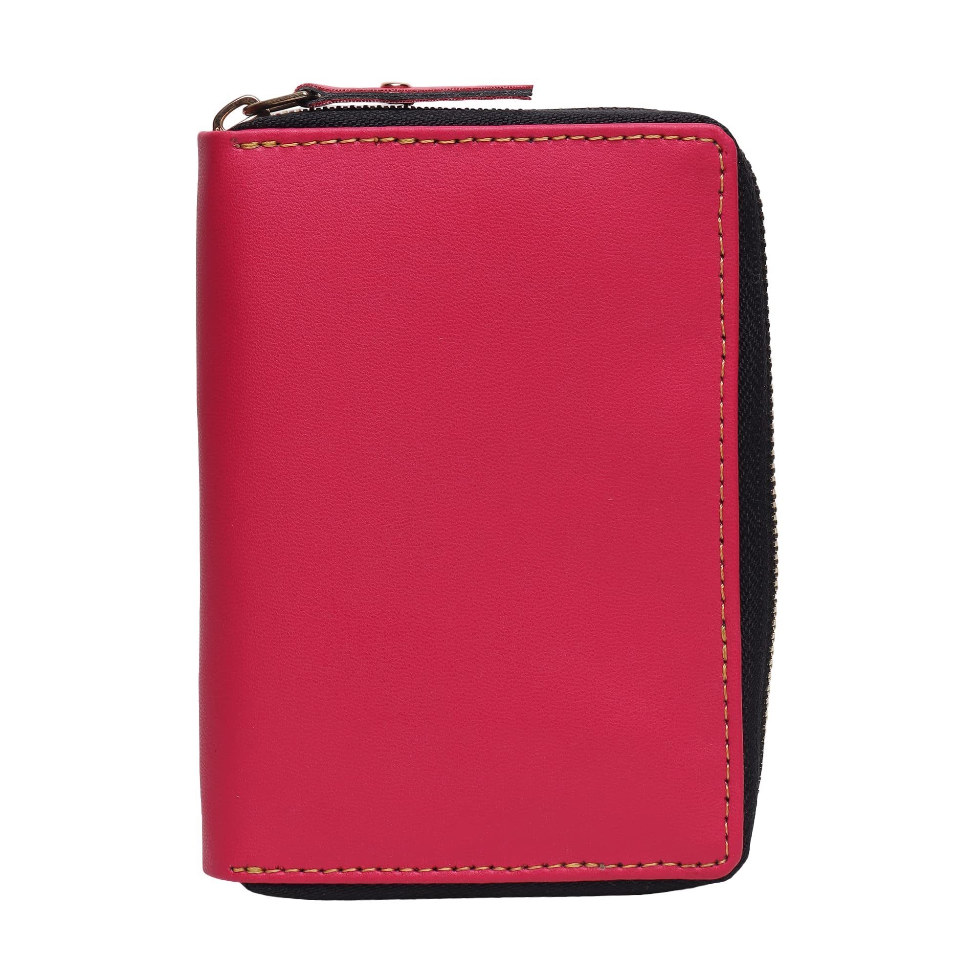 Leather Wallet for Women Ladies Leather Wallet (Pink)-image-38