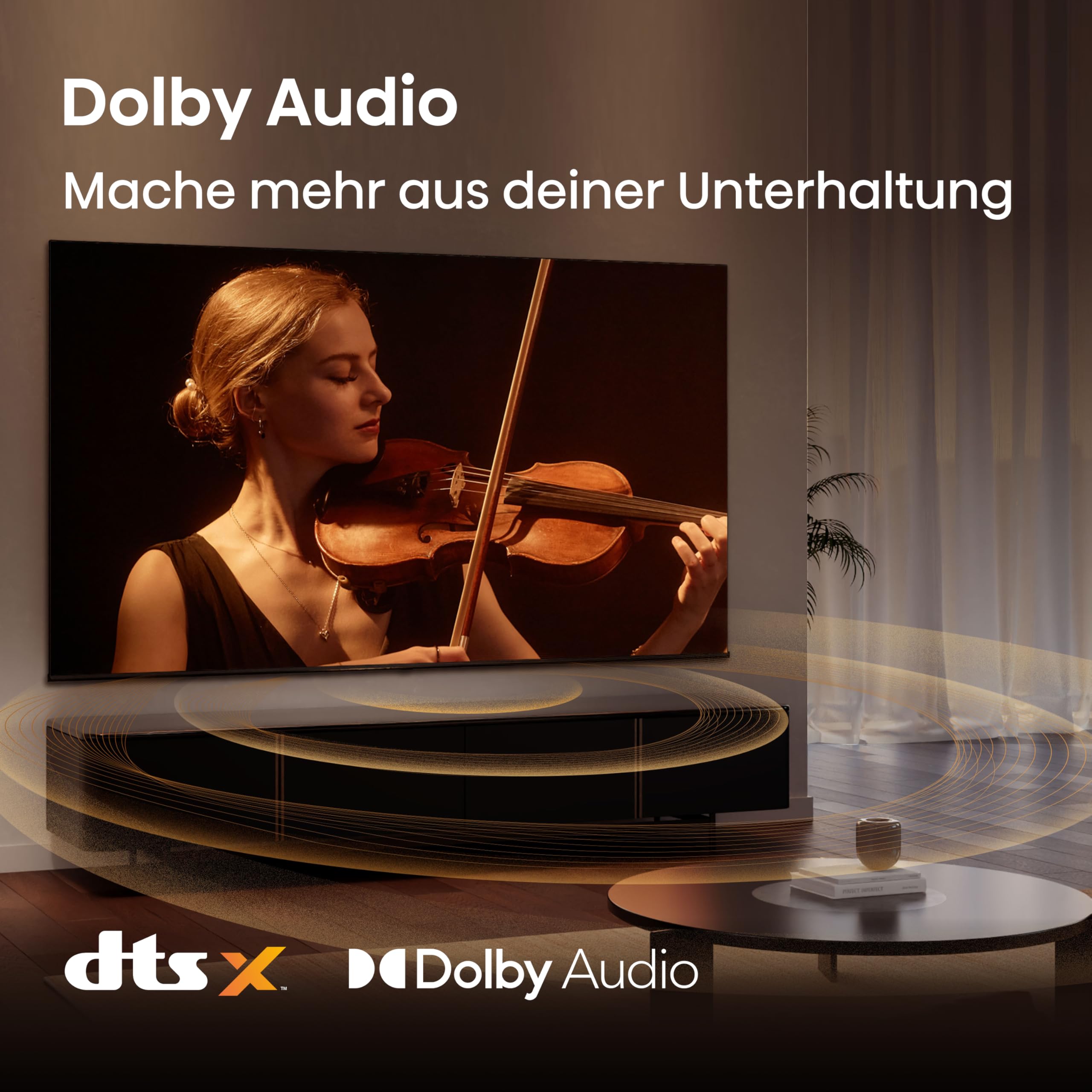 Hisense 40E4DS Fernseher 43 Zoll, 4K FHD Smart TV, Hi-View AI Engine, 60Hz Game Mode, Natural Colour Enhancer, Dolby Audio, DTS Virtual: X, Rauschunterdrückung, Airplay [2026]