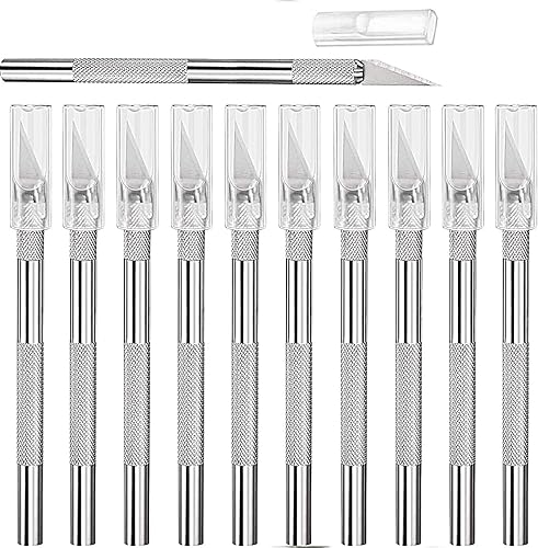 Juego de 15 cuchillos de precisión para pasatiempos, de acero inoxidable, para reparación de teléfonos, arte, pasatiempos, álbumes de recortes, Juego de 15 cuchillos de precisión para pasatiempos, de acero inoxidable, para reparación de teléfonos, arte, pasatiempos, álbumes de recortes,