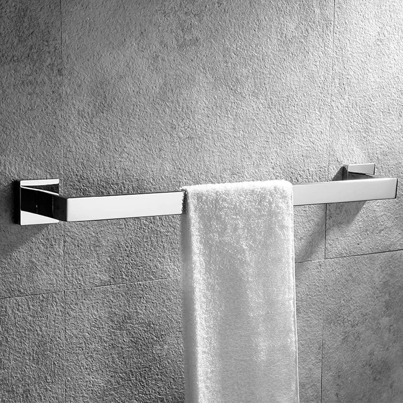 GLETSF Universal Towel Rack Simple Towel Rack, Single Towel Bar Towel Bar Towel Rack 24 Inches, Bathroom Kitchen Wall Mounted Towel Rack, Bathroom Hardware Accessories Gold Bath