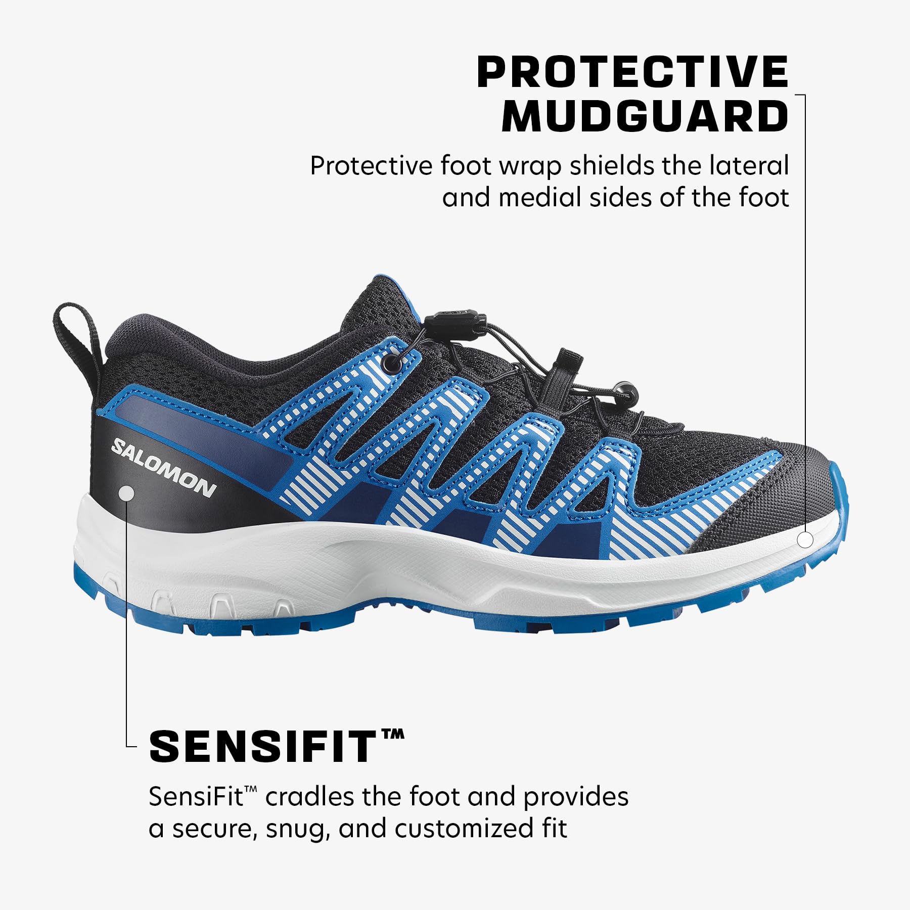 Salomon XA Pro V8 Scarpe da Outdoor da Bambini, Calzata precisa, Grip su tutti i terreni, Look sportivo