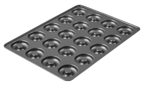 Wilton Perfect Results Non-Stick Donut Pan, 20-Cavity Donut Baking Pan,
