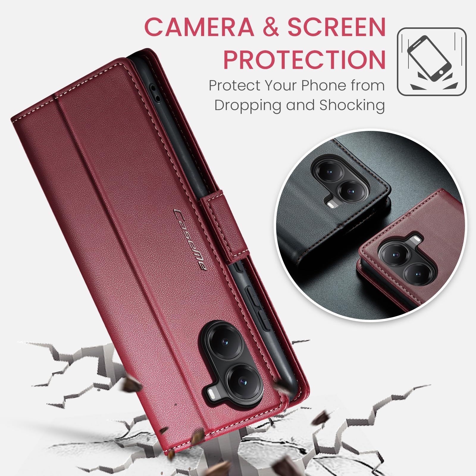 Custodia + auricolari per POCO X7 Pro copertura a portafoglio Copertine