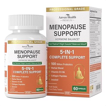 Menopause Supplements for Women 100 Billion CFU, Vitamin D3 B6