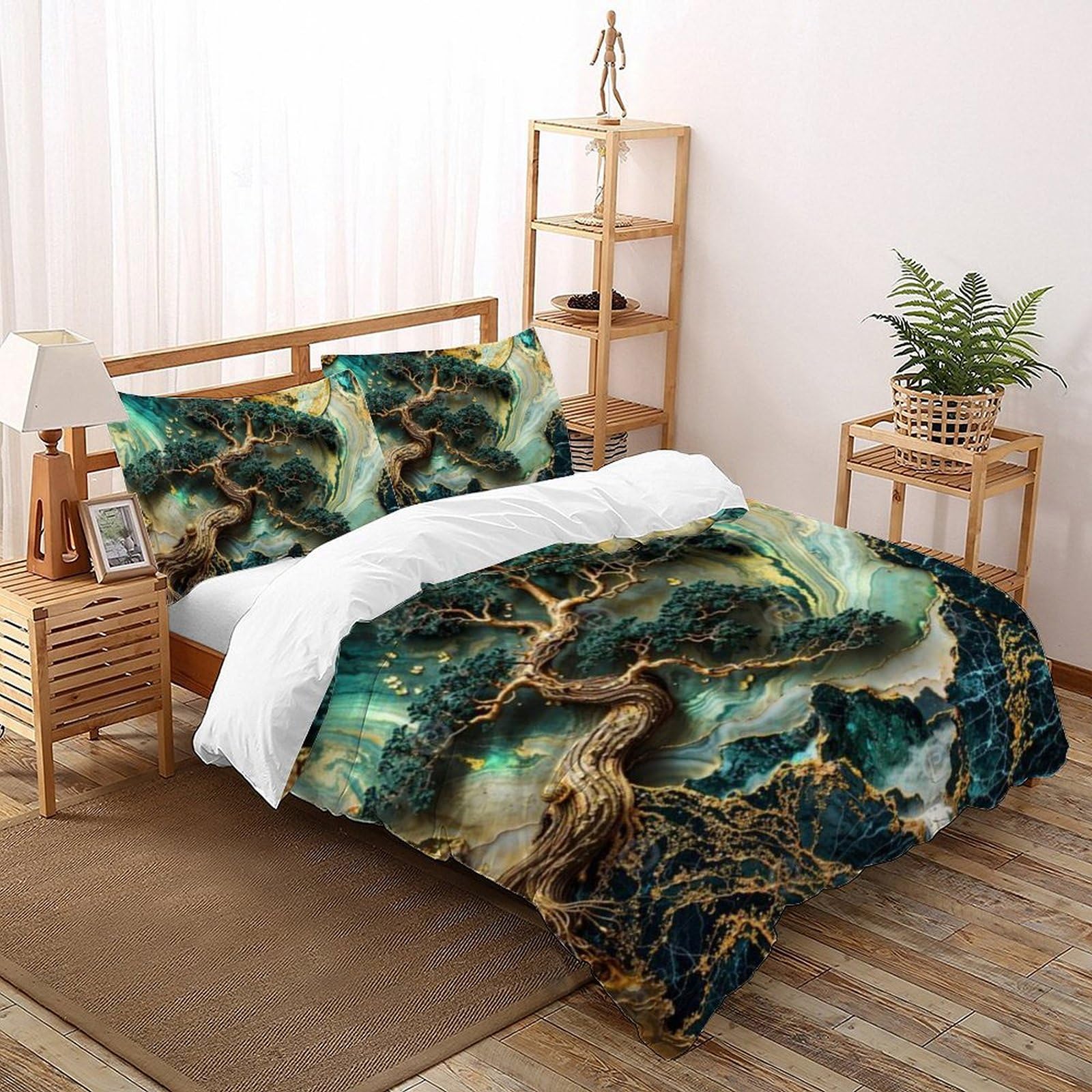 Housse de couette 200x200 fermeture éclair en microfibre robuste