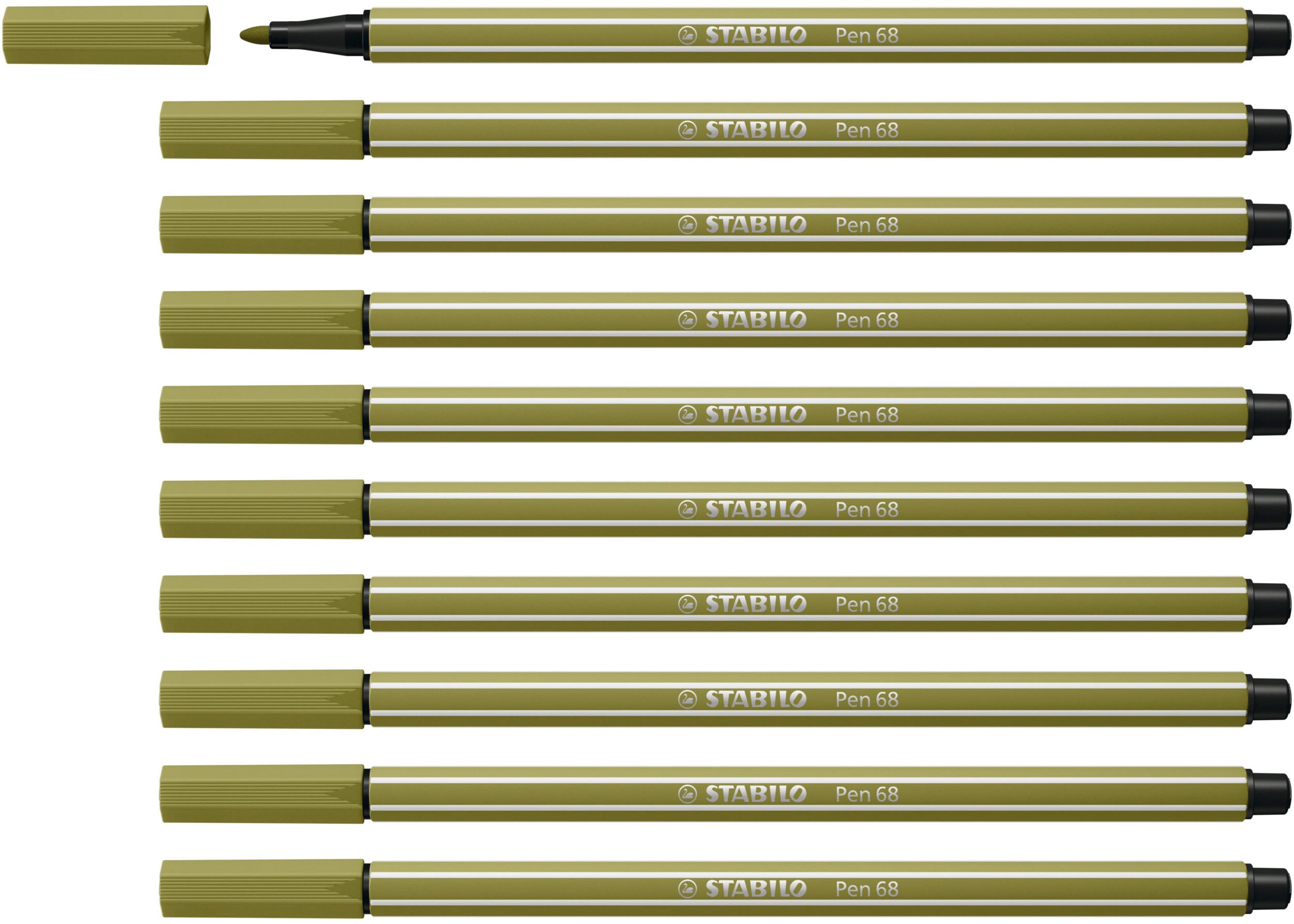 STABILO - Rotulador premium - Pen 68 - Pack de 10 - rosa neón — view 12