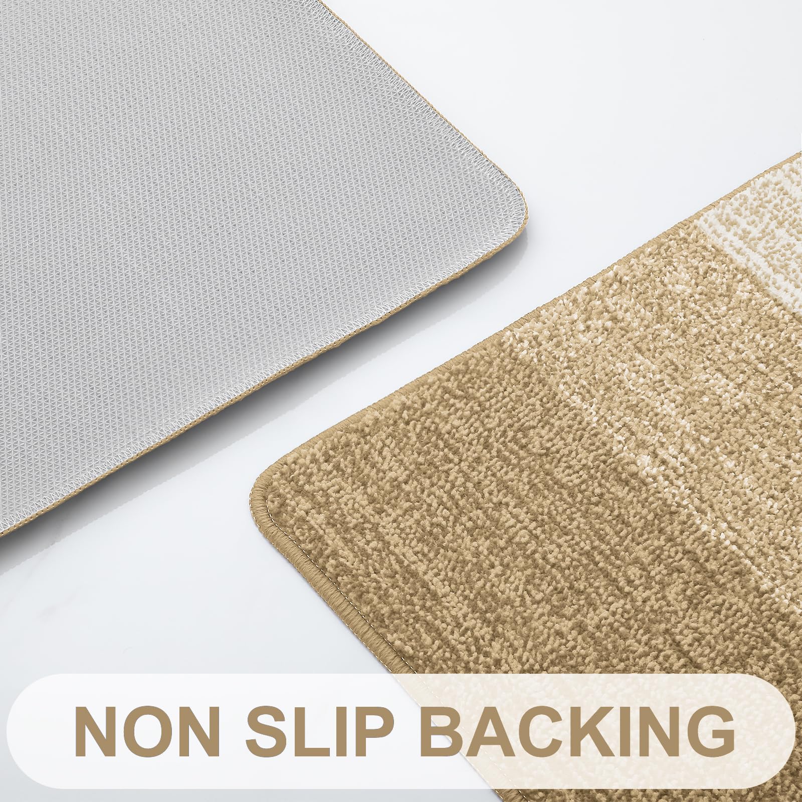 Homaxy Door Mats Indoor, Machine Washable Soft Doormats, Dirt Trapper Super Absorbent Entrance Rug - Image 4