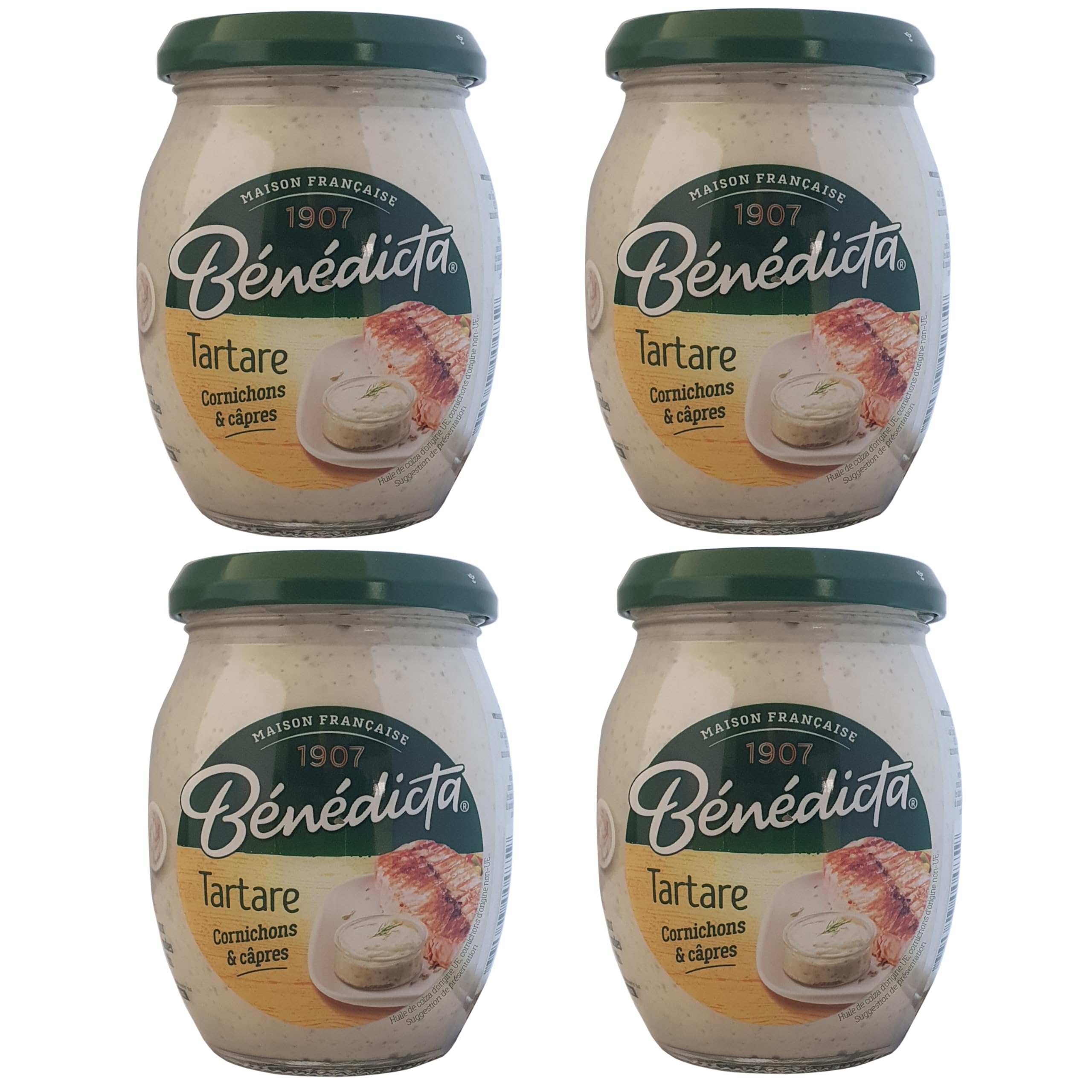 BENEDICTA – Salsa Tartar 260G – Lote de 4 – Oferta especial