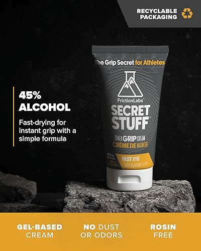 Miniatura 10 de Friction Labs Quick Grip Secret Stuff - Tiza líquida para atletas, fabricada en Estados Unidos, agradable a la piel, escalada, levantamiento de
