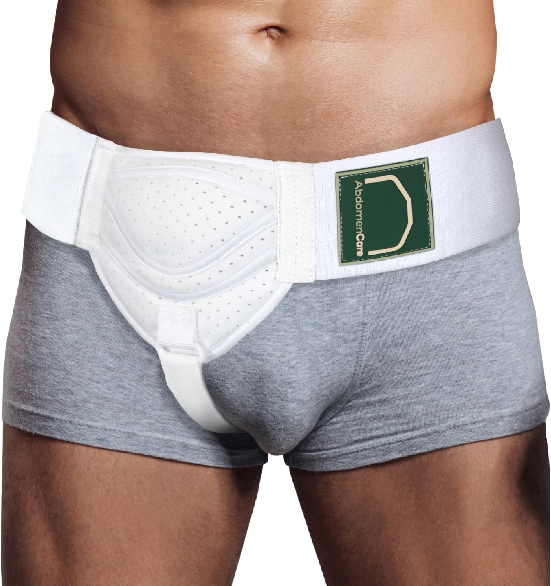 Inguinal Hernia Belt for Men & Women – Hernia Support for Men Inguinal with 2 Compression Pads – Left or Right Side Hernia Truss – Hernia Groin Support With Adjustable Straps – S/M