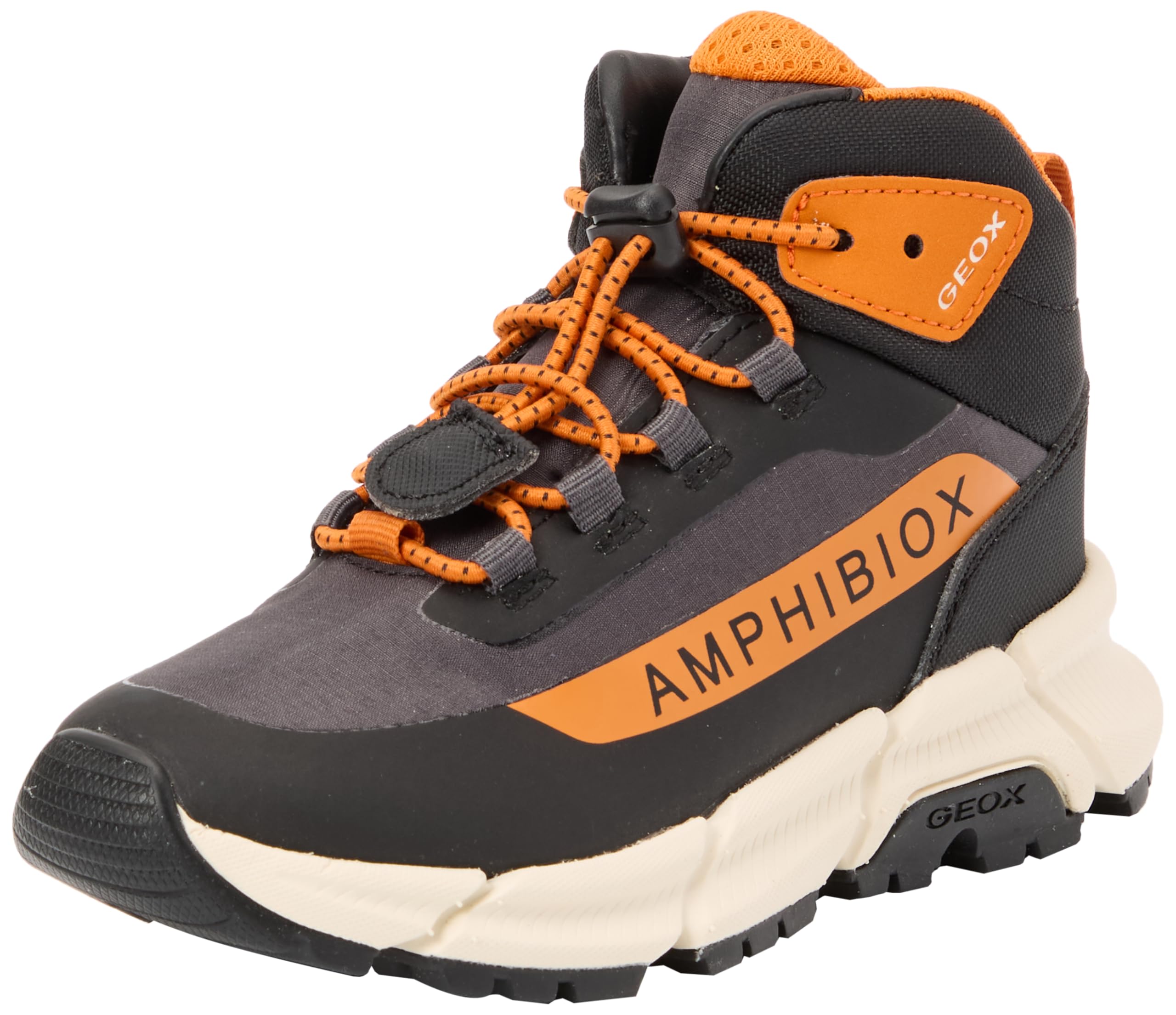Geox J FLEXYPER Plus BOY, Sneaker, Black