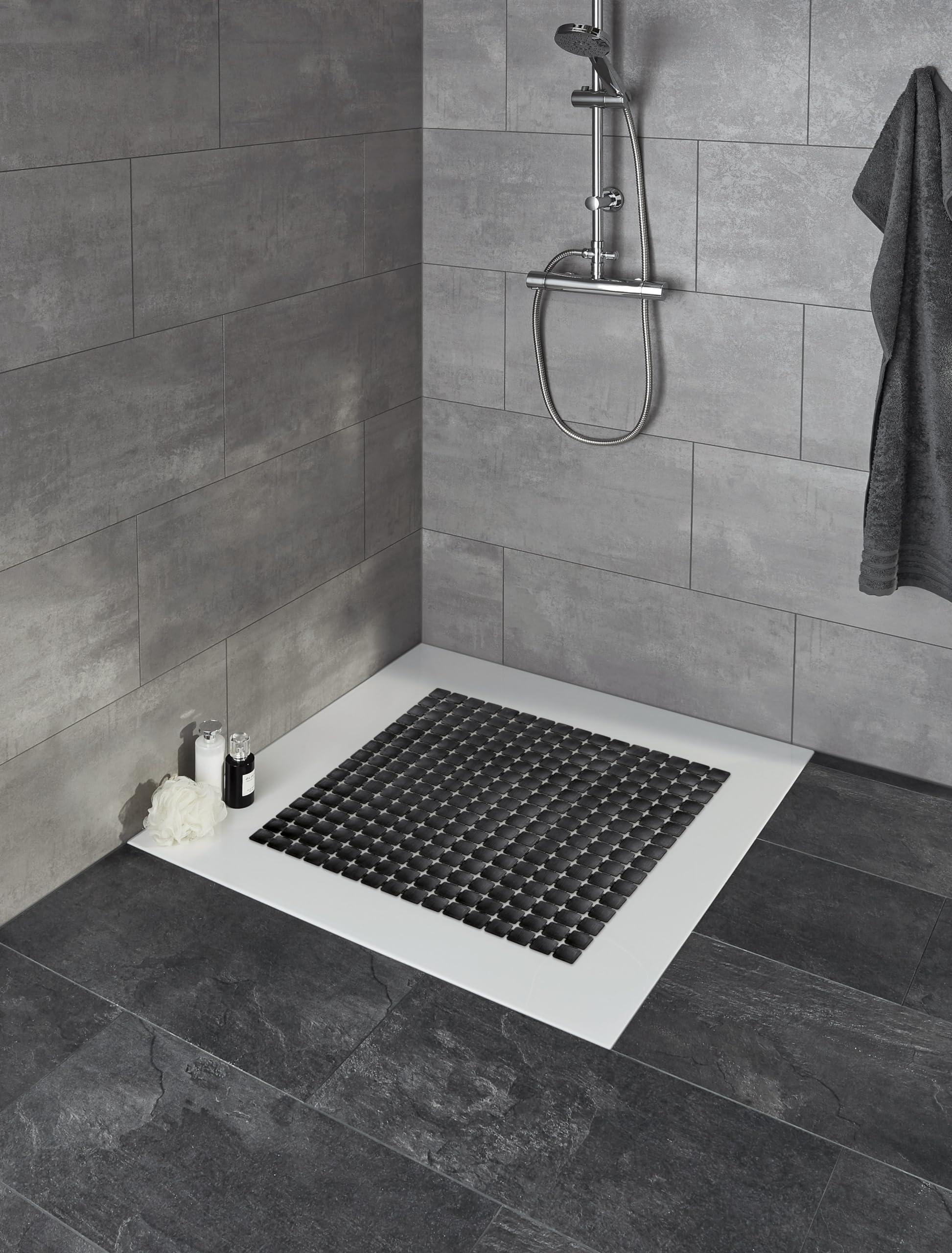 Kleine Wolke Shower Mat Gatty Black 54 x 54 cm, 54 x 54 cm (Rectangular) - Image 2