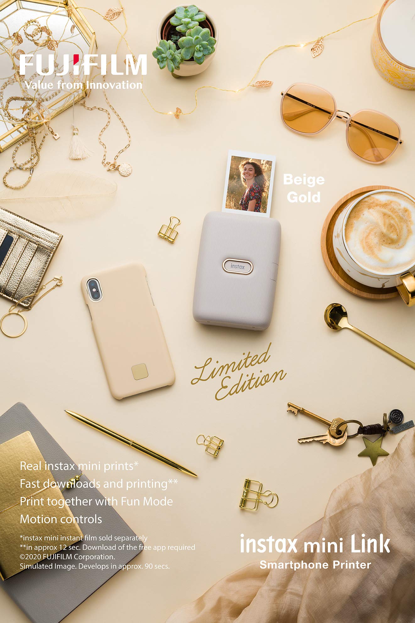 Amazon | 富士フイルム(FUJIFILM) チェキ スマホプリンター instax 