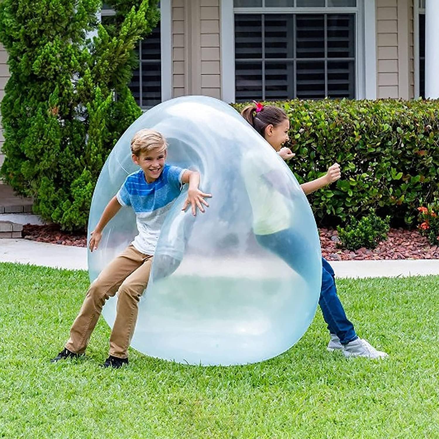 Super Bubble Ball, 47'' Giant Inflatable Ball, Inflatable Water Balloon, Beach Bubble Ball