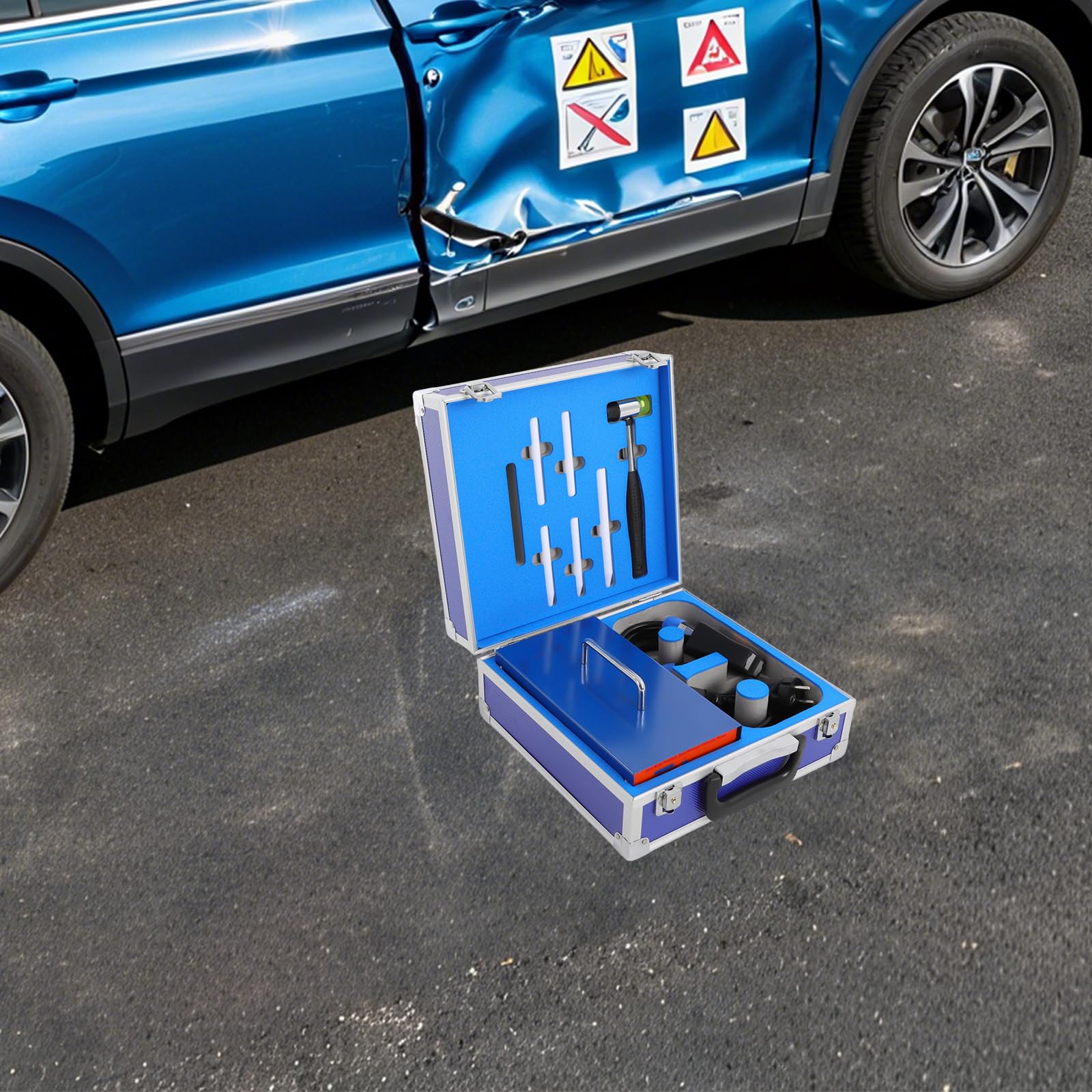 Kit di riparazione per ammaccature a induzione elettromagnetica | Kit di riparazione portatile per carrozzeria, 1000 W, 220 V, per riscaldamento a induzione