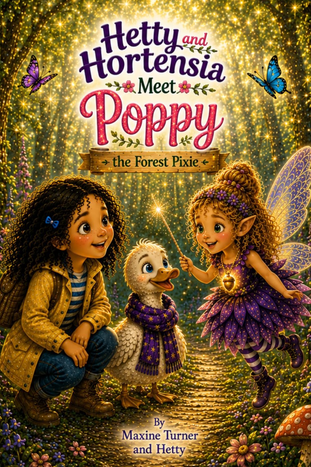 Hetty and Hortensia meet Poppy the Forest Pixie