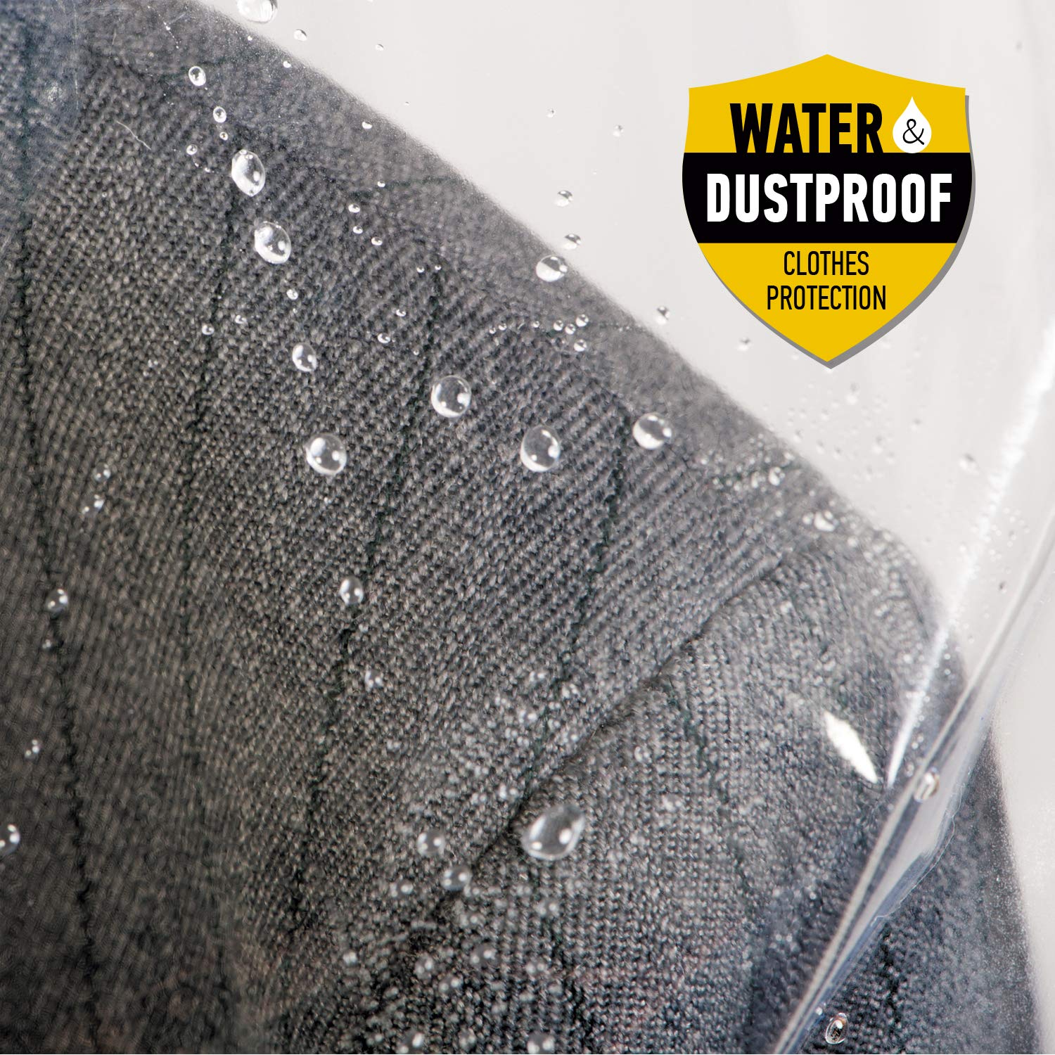 Tatkraft Screen Pantalla para Rieles de Ropa, Funda Protectora Que Protege la Ropa del Polvo y de la Suciedad, para Rieles de Ropa de 150 cm de Largo