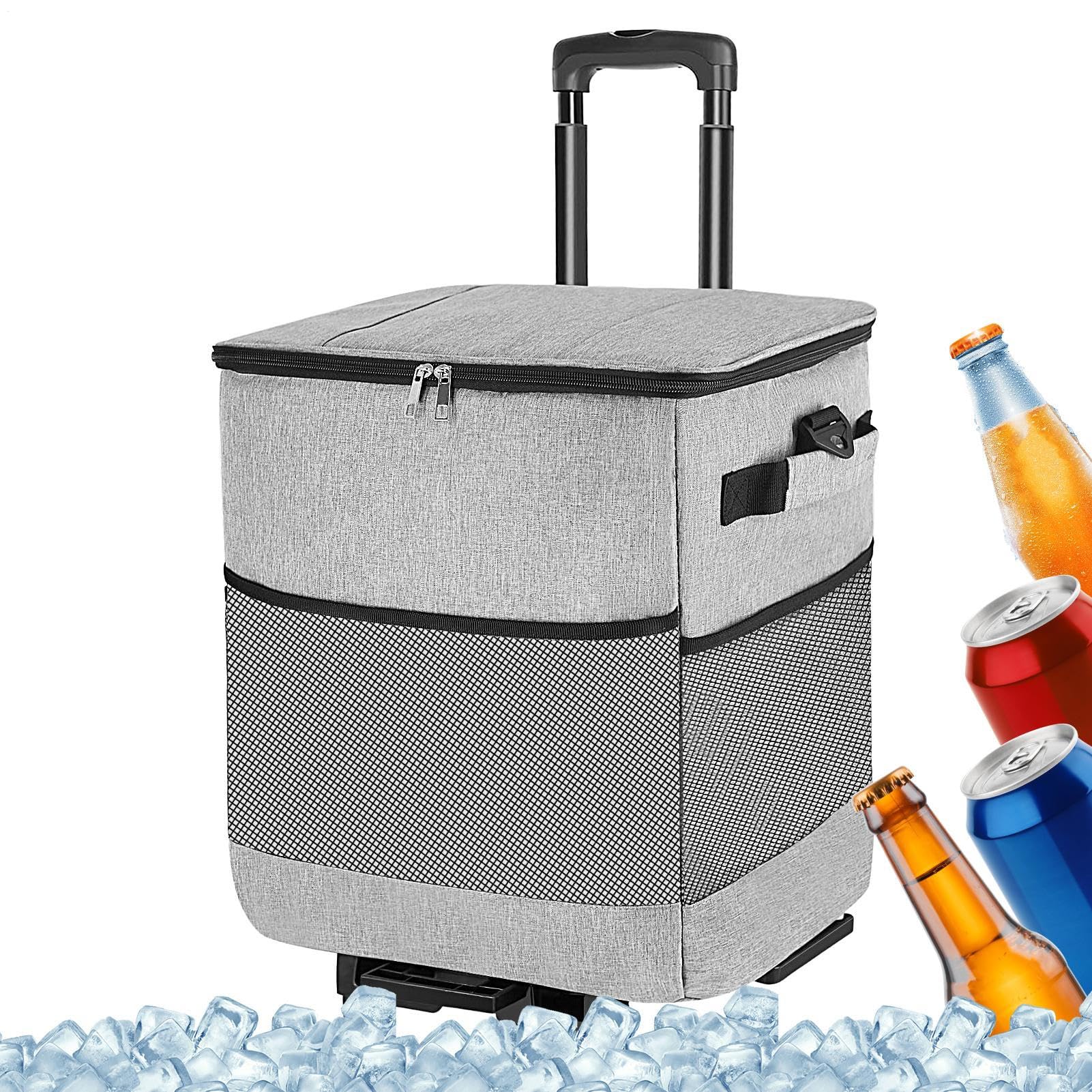 rodante Impermeable Reutilizable | Bolsa Suave Antifugas Aislada para playa, camping, patio, almuerzos al aire libre, picnics, , viajes por carretera y pesca