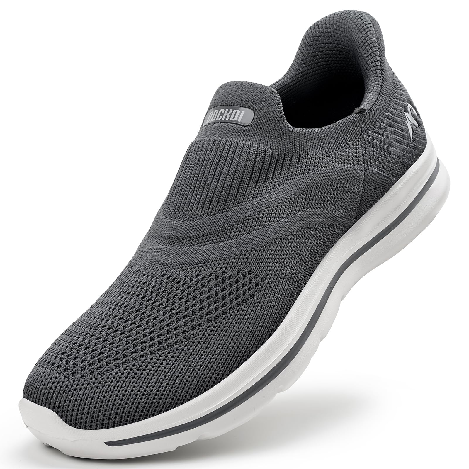 ODCKOI Slip On Sneaker Herren Ohne Schnürsenkel Schuhe Outdoor Sportschuhe Leichtgewichts Atmungsaktiv Hand-Free Freizeit Straßenlaufschuhe