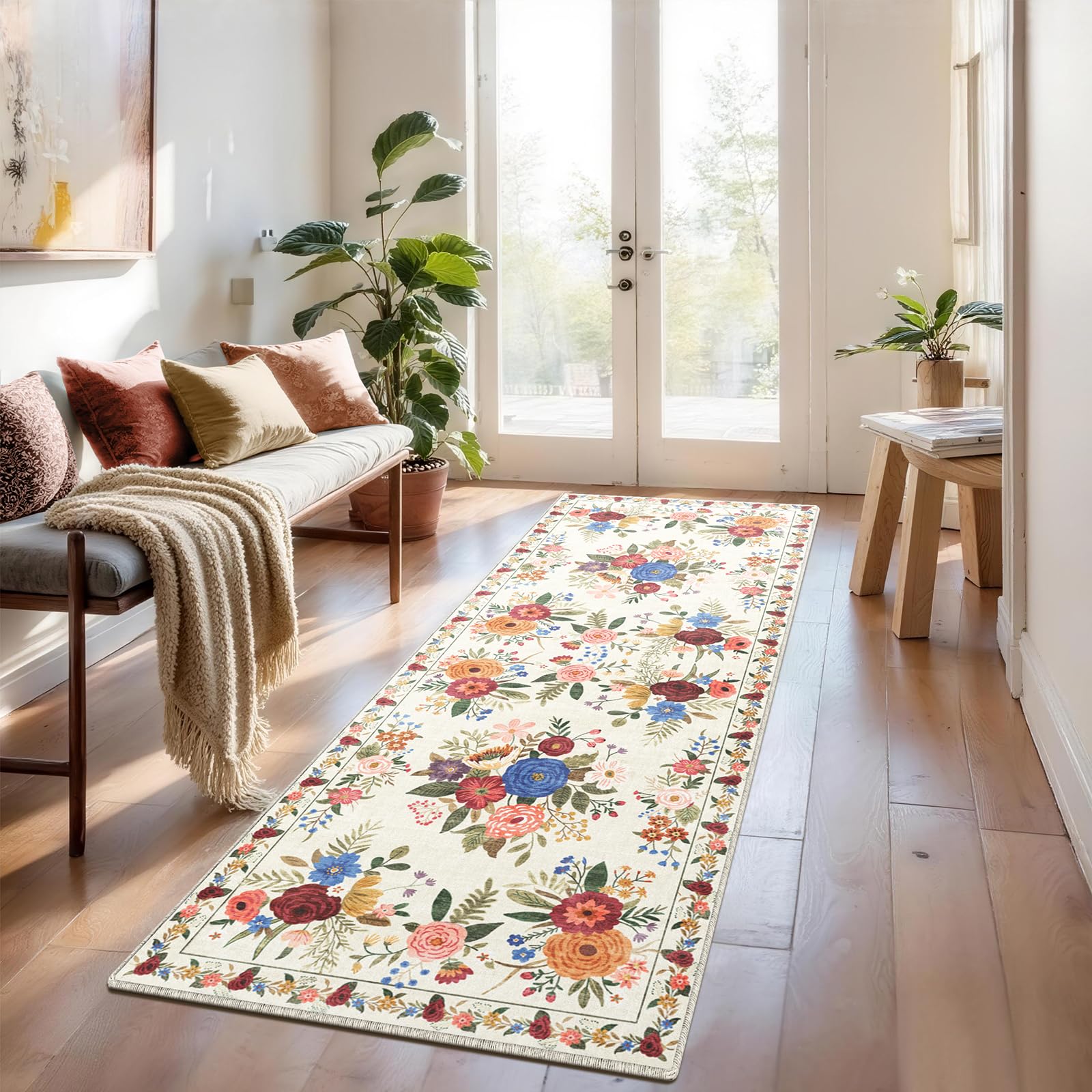 BYBSRLL Teppich Boho Wohnzimmer