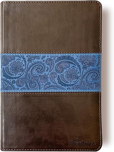 JOY CREATIVE Biblia ESV | Personalizado con nombre | Nombre personalizado con letra a mano y grabado con láser | Regalo para cumpleaños, bautismo,