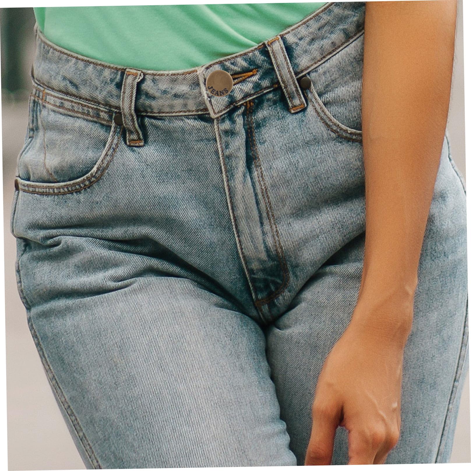 72piezas Botones Anti-deslizantes Para Jeans Extensores De Cintura Sin Clavos Botones Ajustables Para Pantalones y Faldas