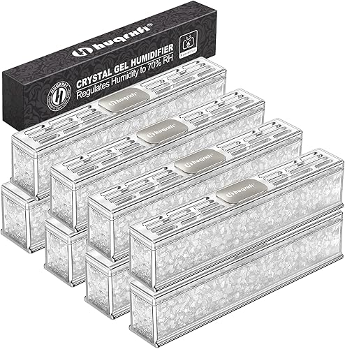 Miniatura 9 de Humidificador de puros prellenado: humidificador de gel de cristal listo para usar, accesorios para humidor de puros, mantiene la humedad ideal de