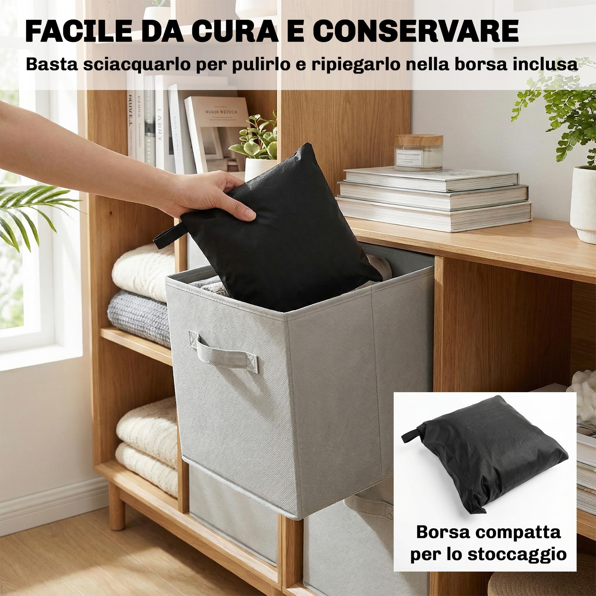 Outsunny Coperture per Mobili da Esterno Set 4 Pezzi, 420D Oxford Impermeabile, Copertura per Tavolo, Poltrone e Divano da Giardino con 6 Prese d'Aria, Antivento, Nero