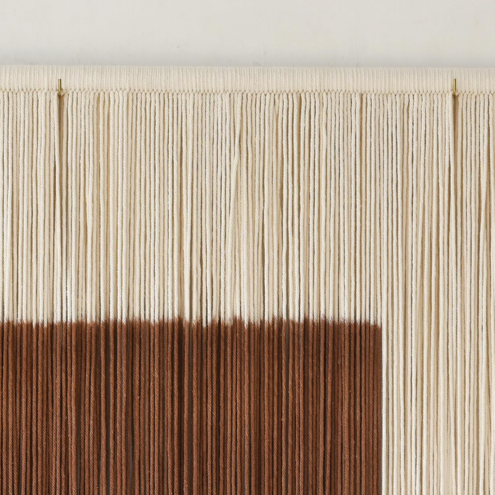 Tapiz de macramé para colgar en la pared, grande, de fibra, decoración de dormitorio, 144 cm de ancho x 89 cm de largo