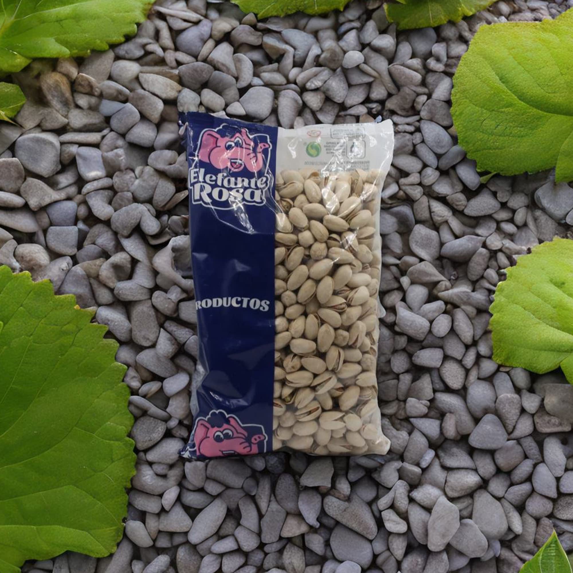 Pistachos Tostados con Sal Bolsa de 1 Kg - Elaborados por El Elefante Rosa Frutos Secos - Snack Saludable - Aperitivo Alto en Proteínas y Fibra - Ideal para Dietas Equilibradas - Pistachos Naturales