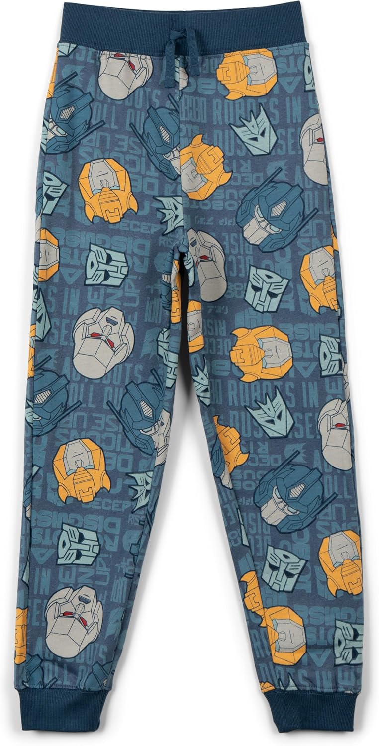 Transformers Fleece Pullover Sweatshirt and Jogger Pants Outfit Set Toddler to Big Kid Sizes (3T - 14-16) - Image 5