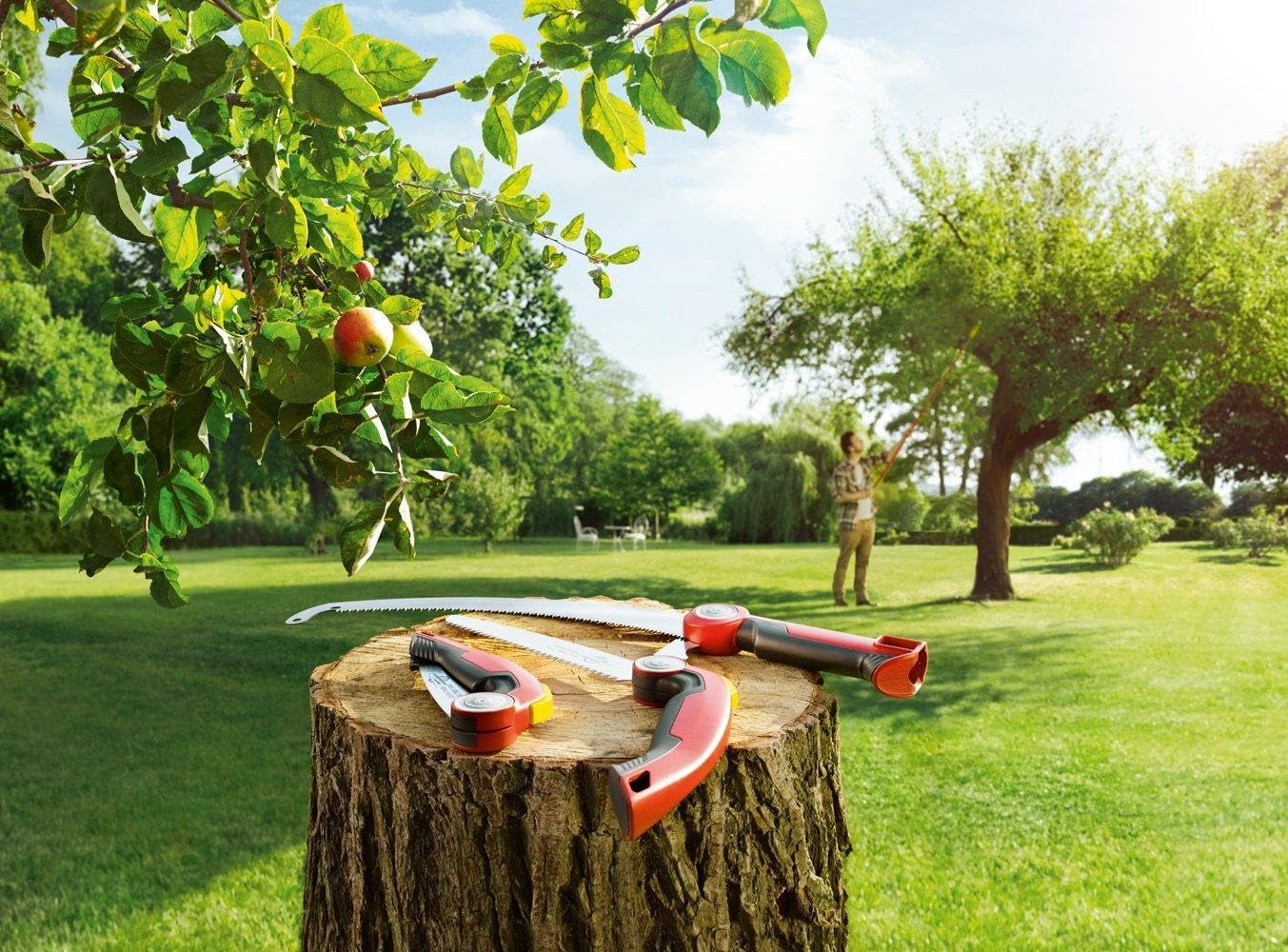 Segaccio professionale WOLF-Garten modello POWER CUT SAW 370 con sistema di attacco rapido multi-star®
