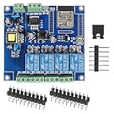 AC/DC Power Supply ESP32 Development Board Programmable Development Board Wireless WiFi 4 Way Channel 5V Relay Module ESP32-WROOM-32E for Arduino AC 90-250V / DC 7-30V