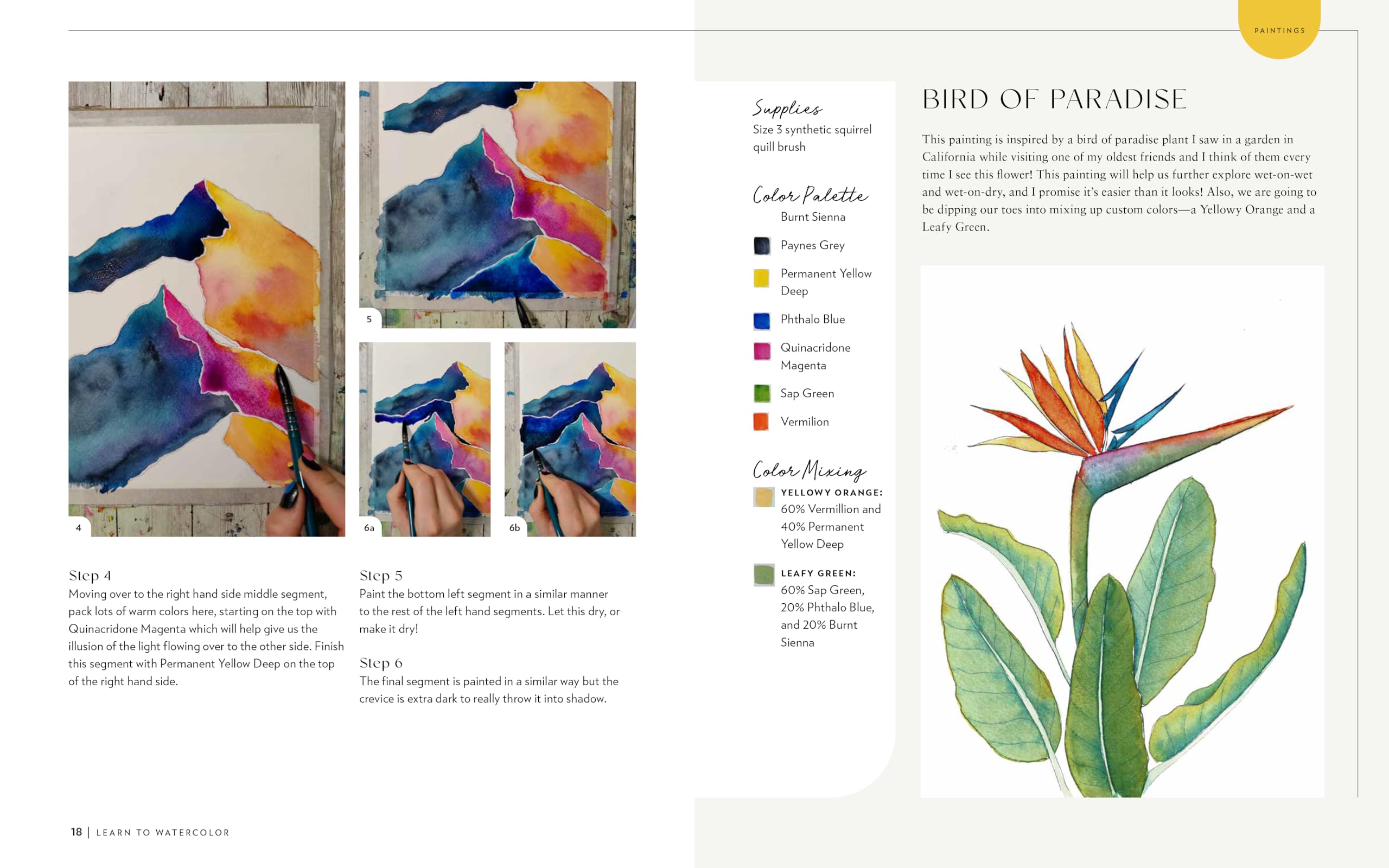 Learn to Watercolor: 20 Step-by-Step Beginner-Friendly Lessons on Watercolor Paper - Includes Watercolor Pad with Sketches – No Drawing Required!