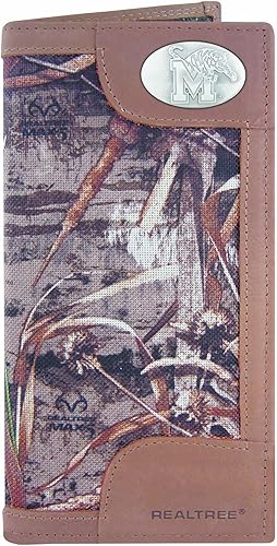 Vista 27 de ZEP-PRO Cartera Realtree de nailon y cuero estilo secretario Roper Concho para hombre